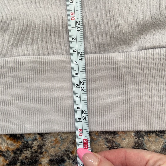 ALO Yoga Hook Up Dove Grey Sweater Sweatshirt - Picture 11 of 13